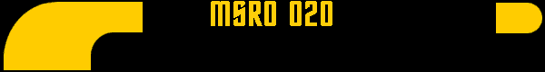  MSRO 020 